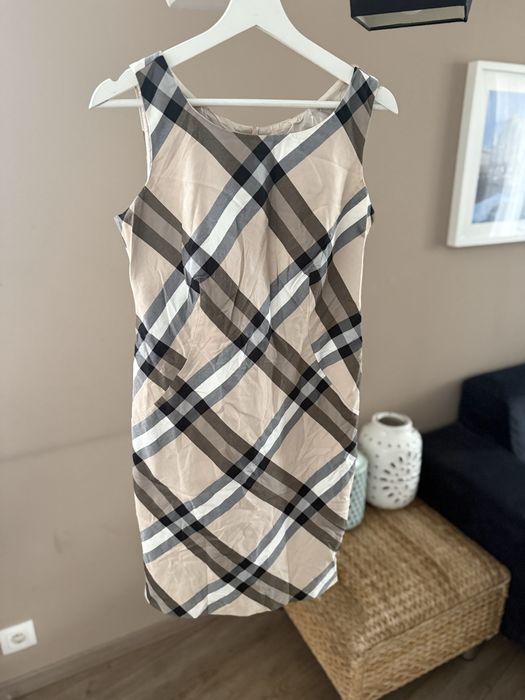 Taranko sukienka w krate dandy 38 m klasyka elegancka do pracy biura