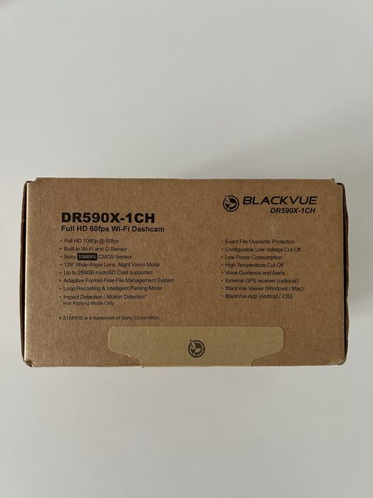 Kamera # Rejestrator samochodowy BLACKVUE DR590X-1CH PLUS FHD 60FPS