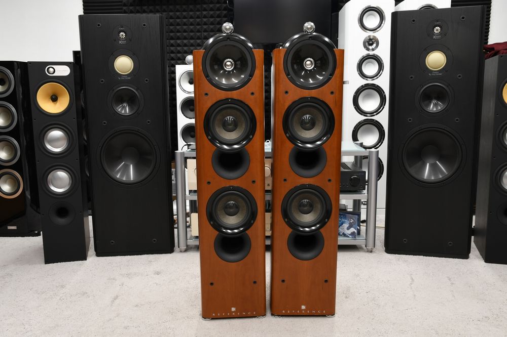 KEF Reference Model 203 kolumny podłogowe stereo 4-drożne Uni-Q high-end Made in England maskownice | raty 0% | zamiana | odsłuch | HI-END AUDIO