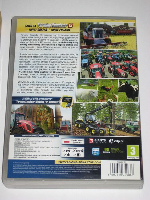 Farming Simulator 15 Złota Edycja PC BDB PL! PC