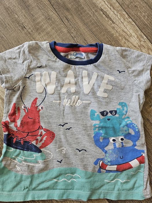 Koszulka dziecięce niemowlęce chłopięca t-shirt 92