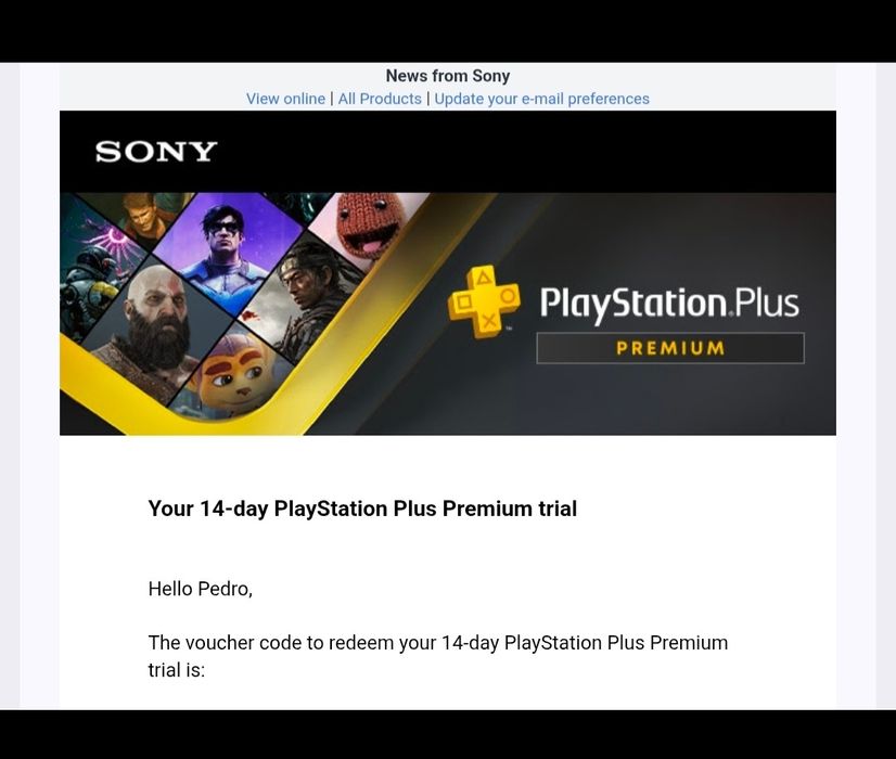 Consola PS5 Garantia, Selada, Voucher Plus Premium