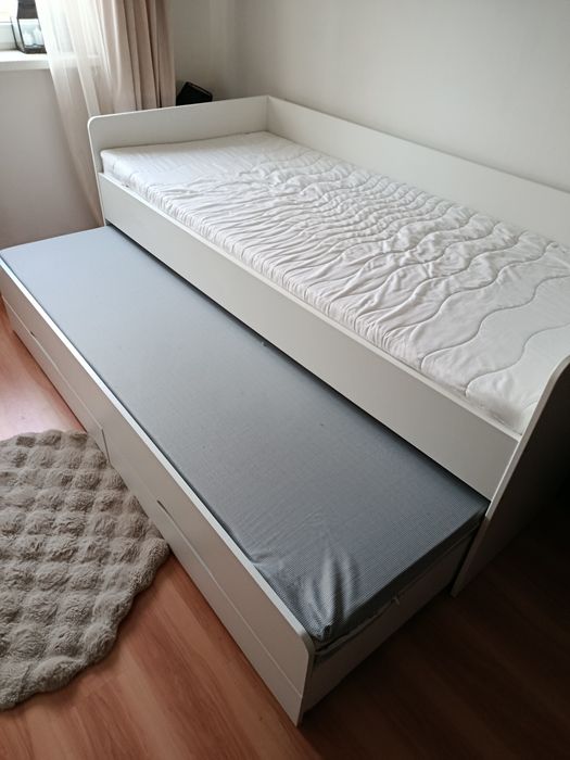 Łóżko rozsuwane plus komoda