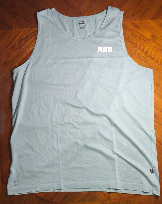 Майка Puma небесно-блакитного кольору