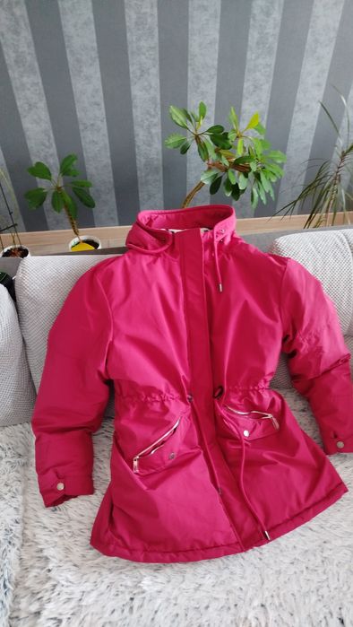 Ciepła kurtka parka płaszczyk duża