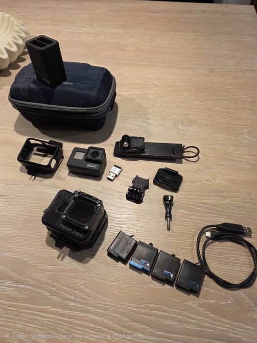 PROFESJONALNY ZESTAW DO NURKOWANIA: GoPro 7 Black + Pancerna Obudowa IQ SUB 150m (Derylium)
