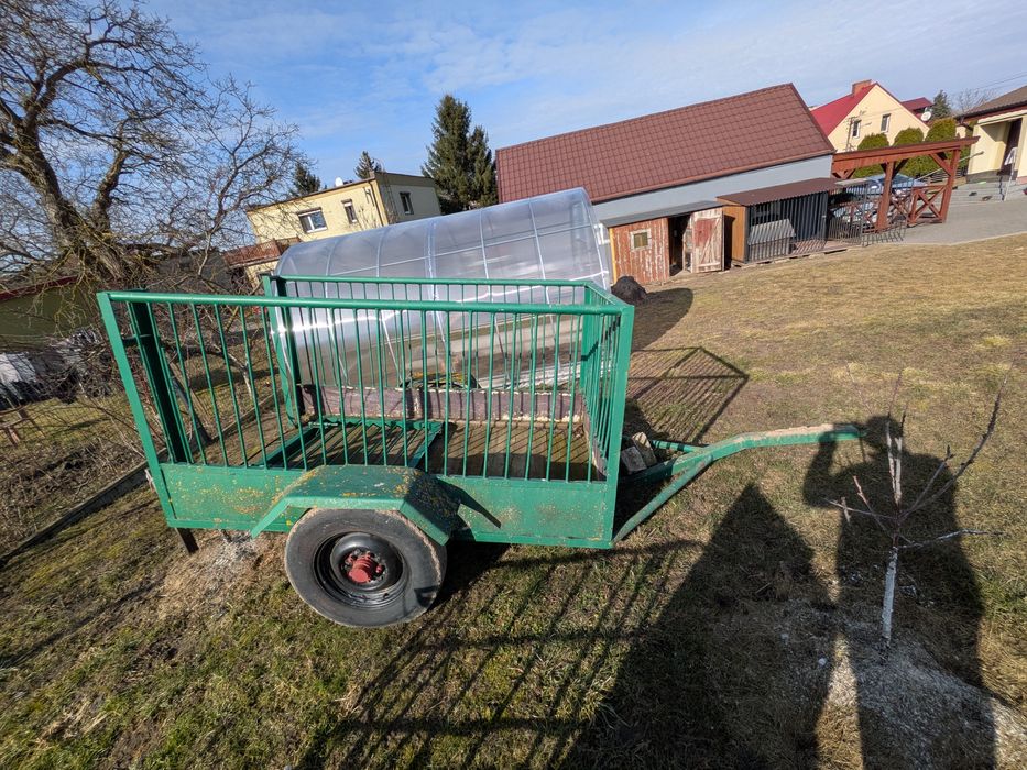 Przyczepka jednoosiowa - wózek rolniczy