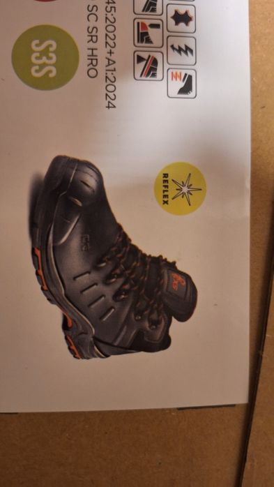 Buty robocze skórzane z noskami CXS ore s3