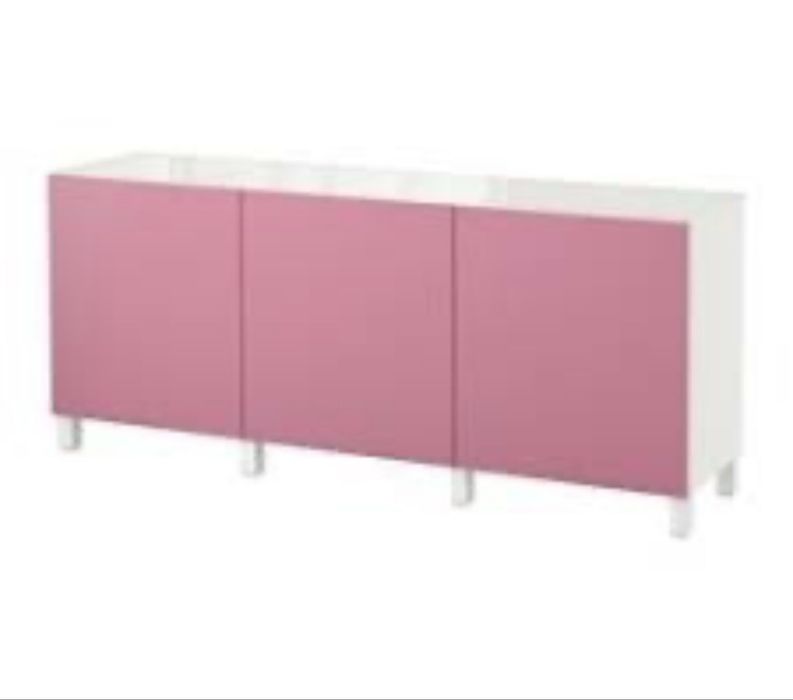 Aparador IKEA BESTÅ rosa