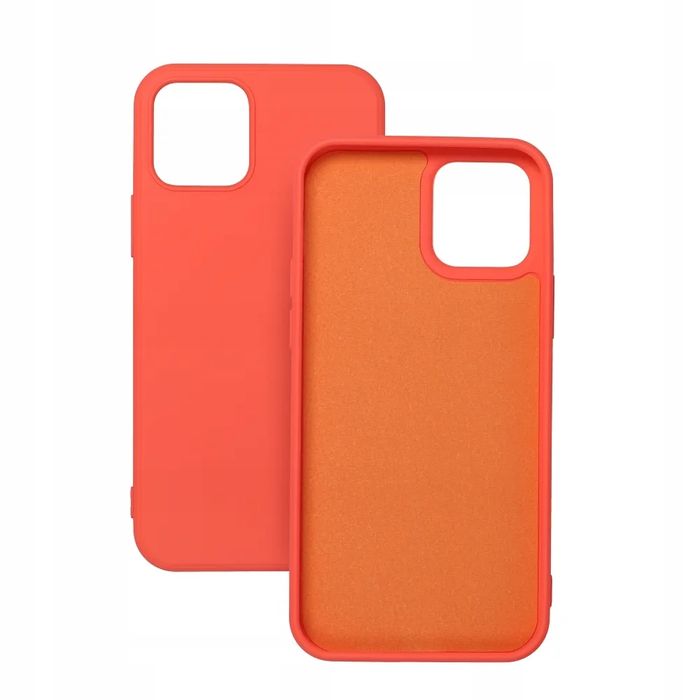 Etui Futerał SILICONE do IPHONE 14 brzoskwiniowy