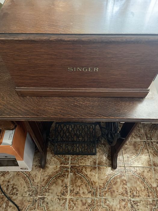 Maquina costura antiga Singer
