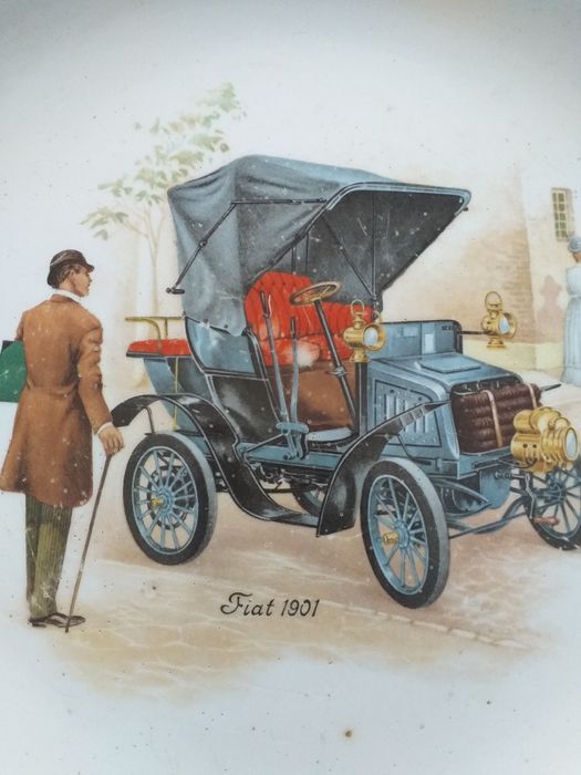 Prato de decoração Fiat 1901