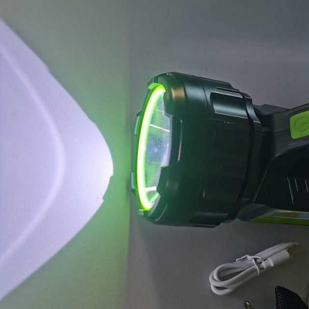 Ліхтар Т95-LED+COB, Power Bank, Li-Ion 20000 мАг сонячна батарея 30W