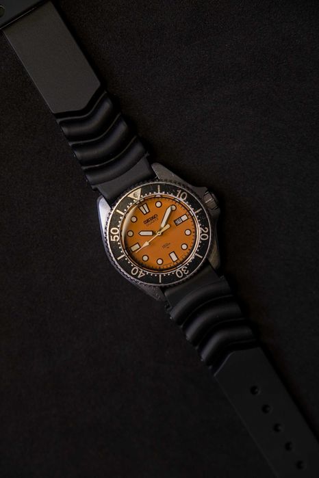 Seiko 2625-0010 – diver 150M, pomarańczowa tarcza