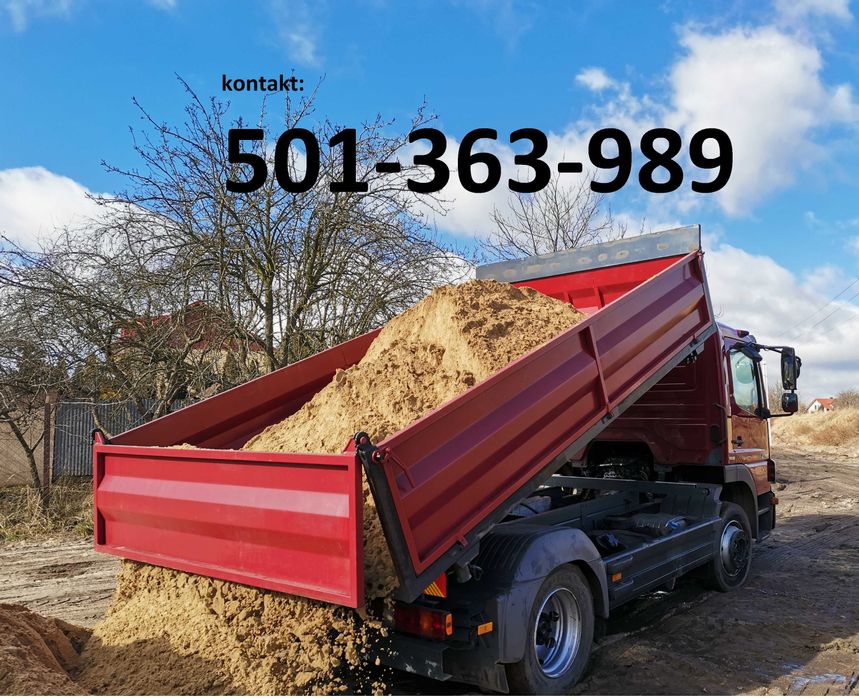 Piasek, piasek pod kostkę, piasek siany, Żwir Łódź Zgierz