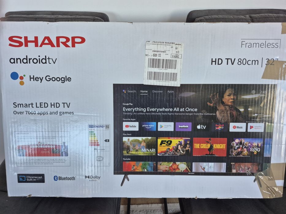 Telewizor marki Sharp 32cale,smart,android tv