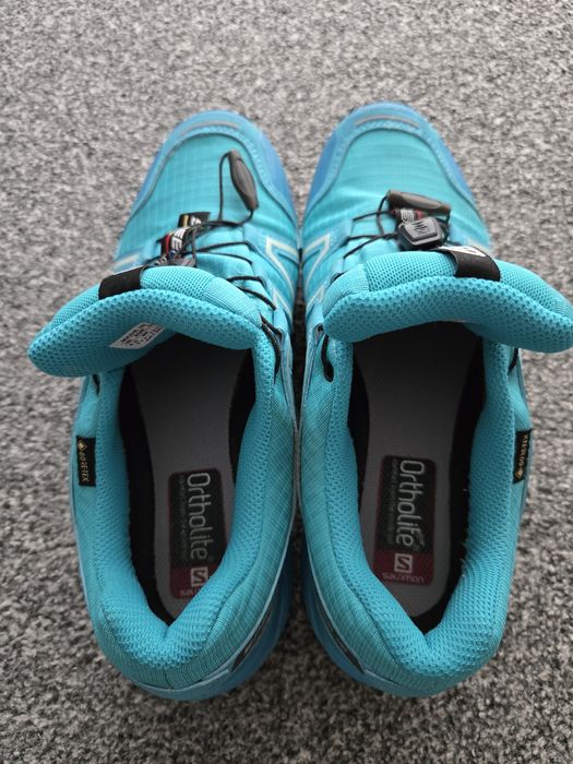 Damskie buty Salomon, trekkingowe, turkusowe
