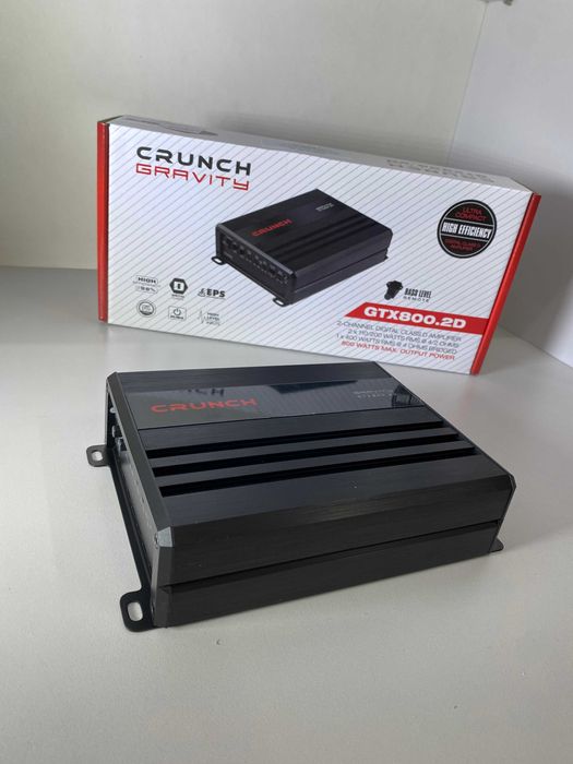 Wzmacniacz Samochodowy 2 kanały CRUNCH GTX800.2D EM-AUDIO Tomaszów Lub