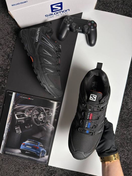 Мужские кроссовки саломон Salomon Speedcross Pro Thinsulate Black White [41-46]
