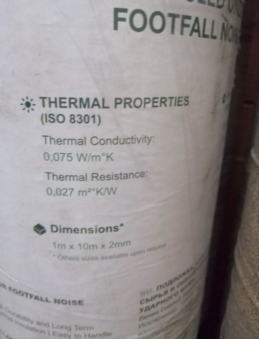 Cortiça underlay 2mm
