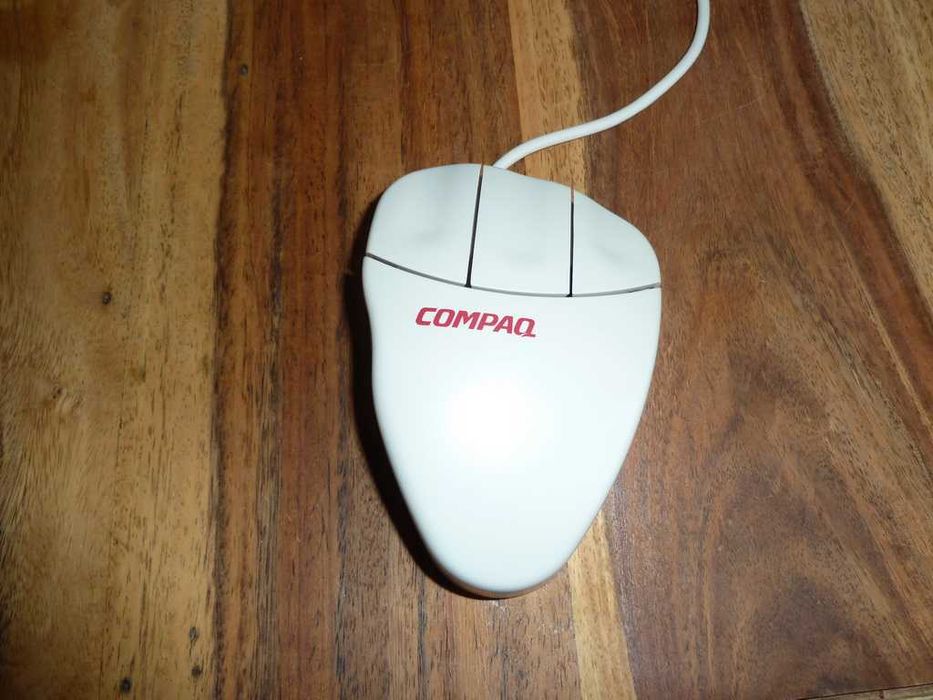 Retro mysz PC - COMPAQ/LOGITECH - PS2 - nowa!