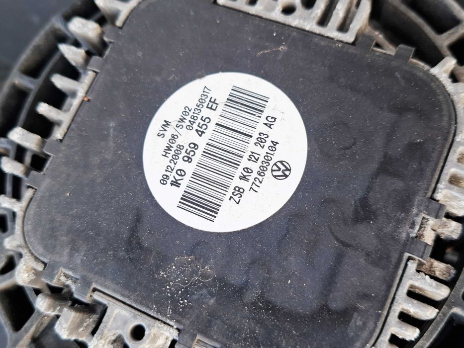 pas przedni wzmocnienie chłodnice wentylator vw golf vi 6 plus 1.4 mpi