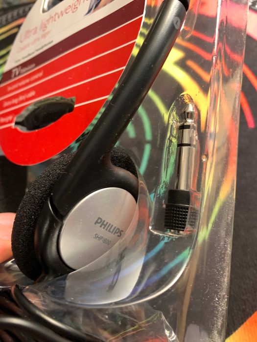 Навушники Philips SHP1800/00 (TV Headphones, 6 м кабель) нові