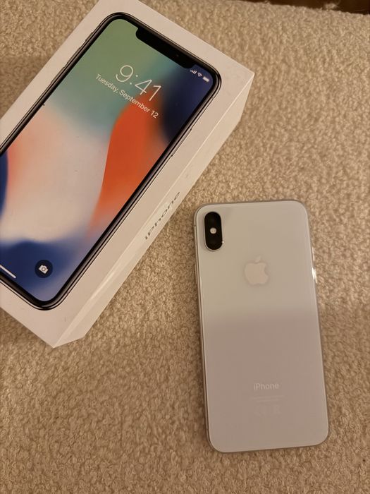 iPhone X 256 GB – Biały/Srebrny | Świetny stan