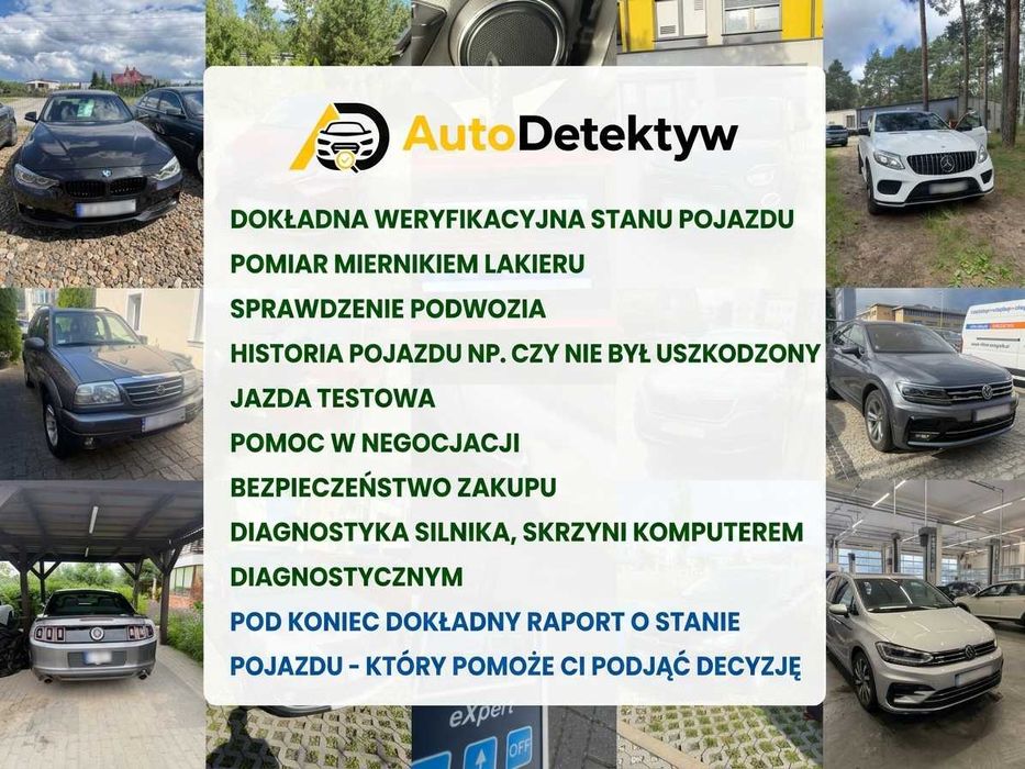Sprawdzenie/Pomoc przy zakupie samochodu 24/7 - dobre ceny