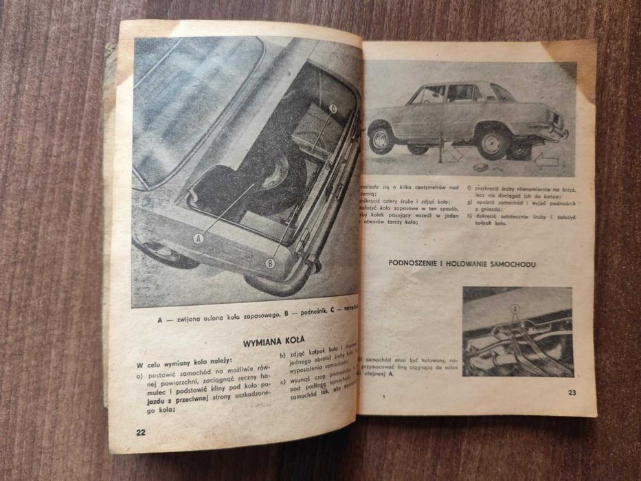 Instrukcja Polski Fiat 125P   niski nakład