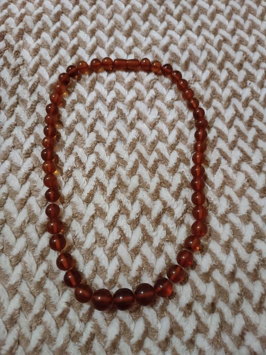 Янтарные бусы СССР.