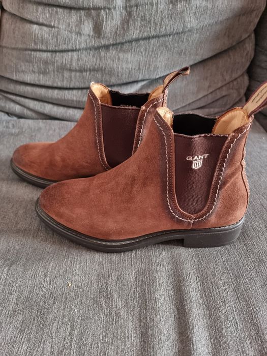 Botas castanhas da GANT 37