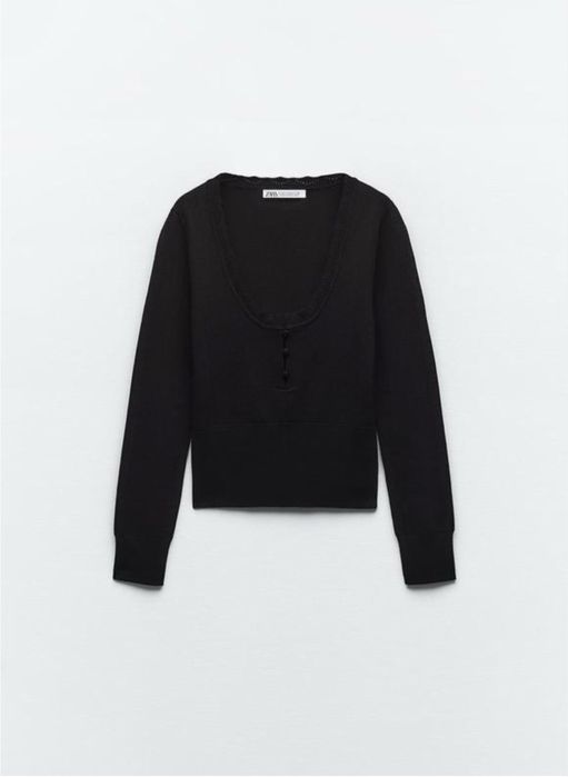 Чорна кофта zara