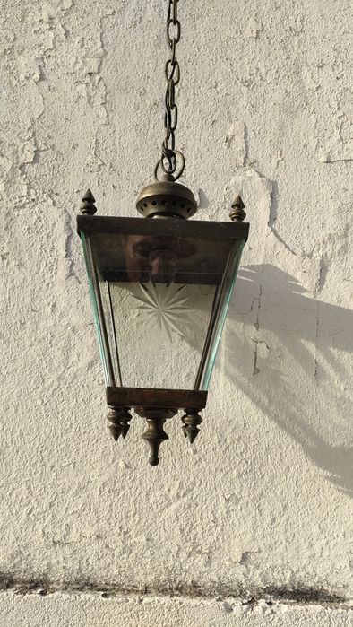 Candeeiro  / Lanterna em latão
