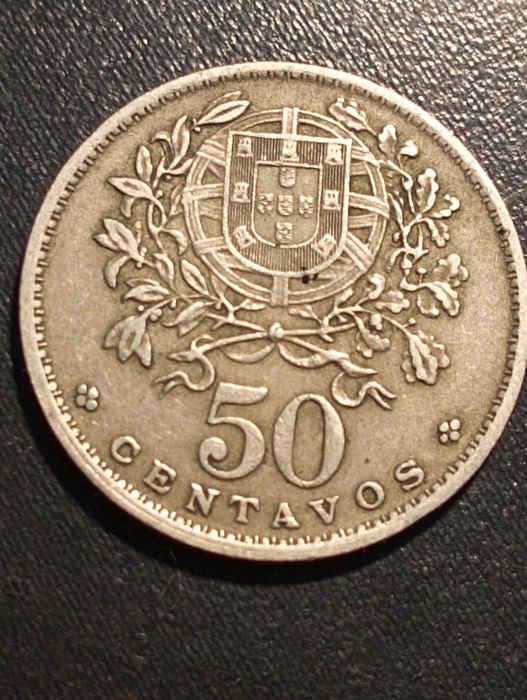 50 centavos - Republica Portuguesa	1960 - Portugal -  Soberba