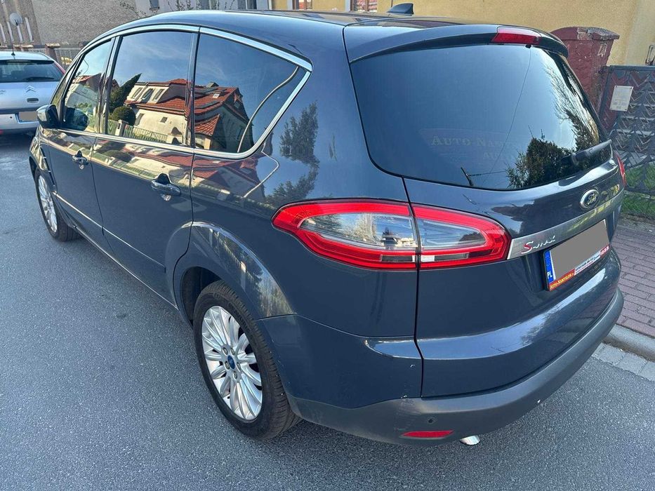 Ford S-Max 2.0 TDCi Titanium Convers+ NAVI biXenon skóra KeyLessGo BLIS kontrola pasa ruchu 172tkm