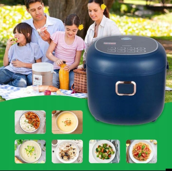 RYŻOWAR samochodowy 2L MULTICOOKER turystyczny 12V 24V TIR bus LCD tim