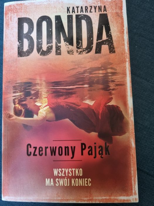 Katarzyna Bonda Czerwony Pająk z autografem