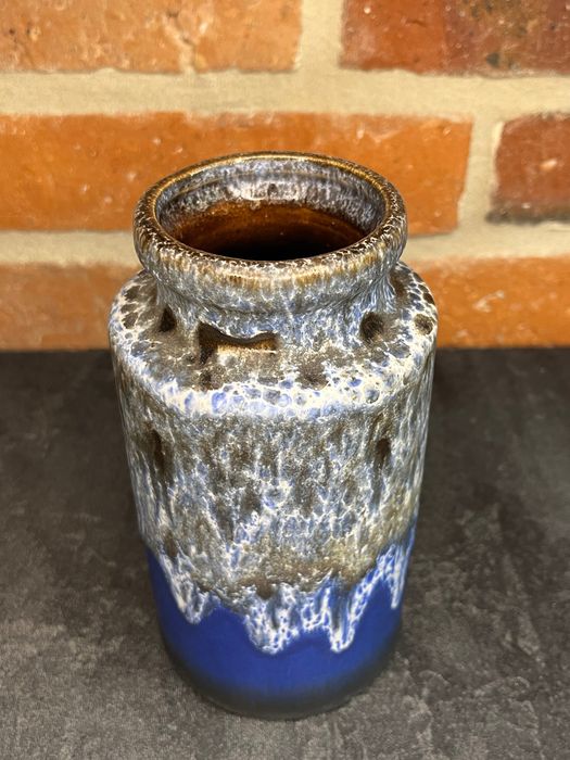 Ceramiczny wazon Scheurich 203-18 Fat Lava West Germany