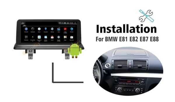 Auto-rádio 10.25" Android 14 BMW E81 E82 E87 E88