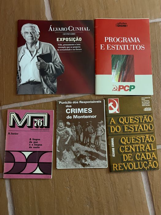 Alvaro Cunhal livros antigos