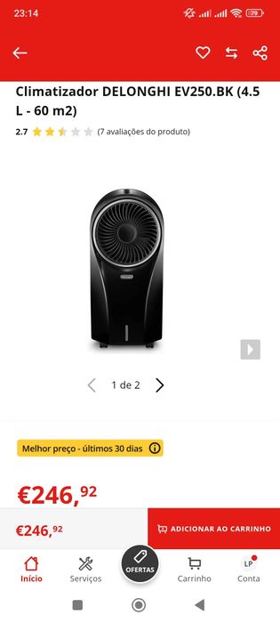 Climatizador delonghi