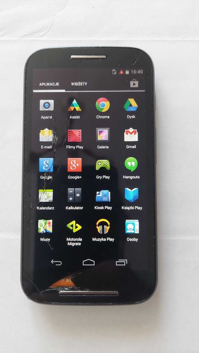 Motorola Lenovo MOTO E XT1021 smartfon telefon komórkowy komórka