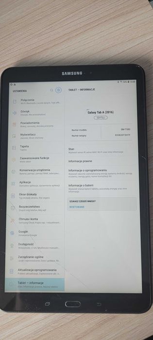 Tablet samsung galaxy tab a 2016