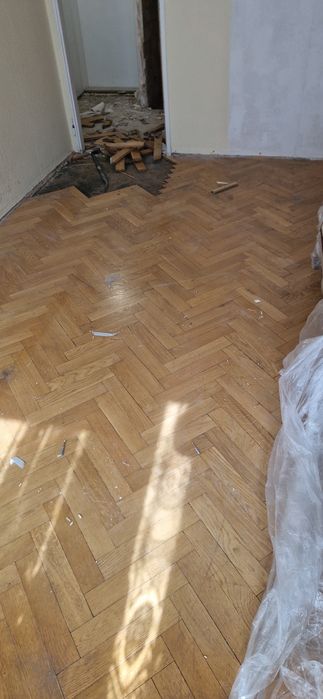 Parkiet z rozbiórki, drewno