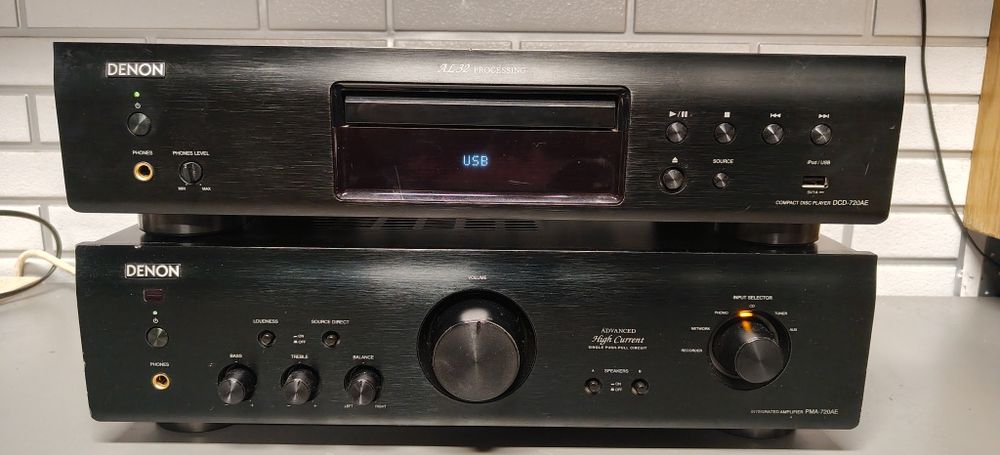 Odtwarzacz i wzmacniacz DENON 720. USB, mp3