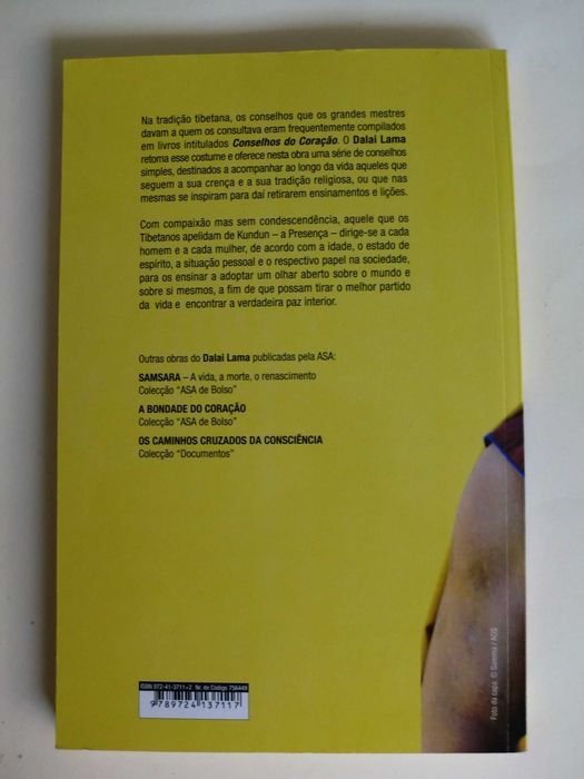 Conselhos do Coração
Sua Santidade o Dalai Lama