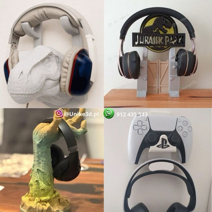 Suportes de auriculares