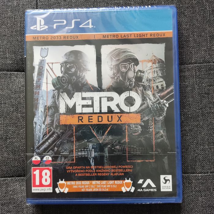 Metro Redux Ps4 Polska okładka w oryginalnej folii