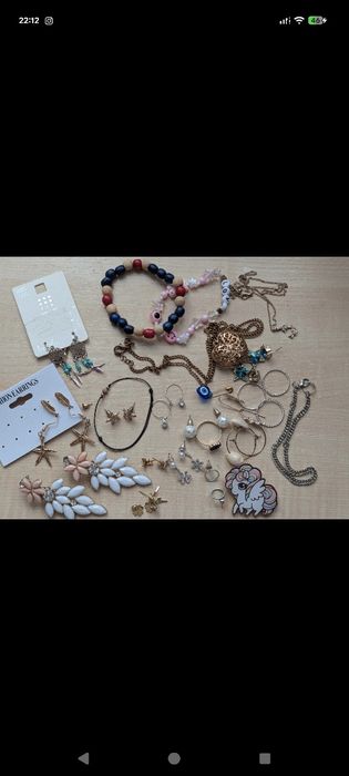 Mix biżuterii biżuteria kolczyki naszyjniki
